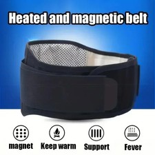 Self Heating Magnetic Back Waist Belt Adjustable Therapy Support Massage