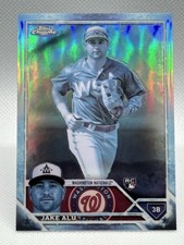 2023 Topps Chrome Update Jake Alu FROZENFRACTOR Refractor Rookie #4/5 #USC65