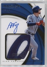 2018 Panini Immaculate Rookie Premium 7/10 Alex Verdugo #RPP-AV Patch Auto 2h5