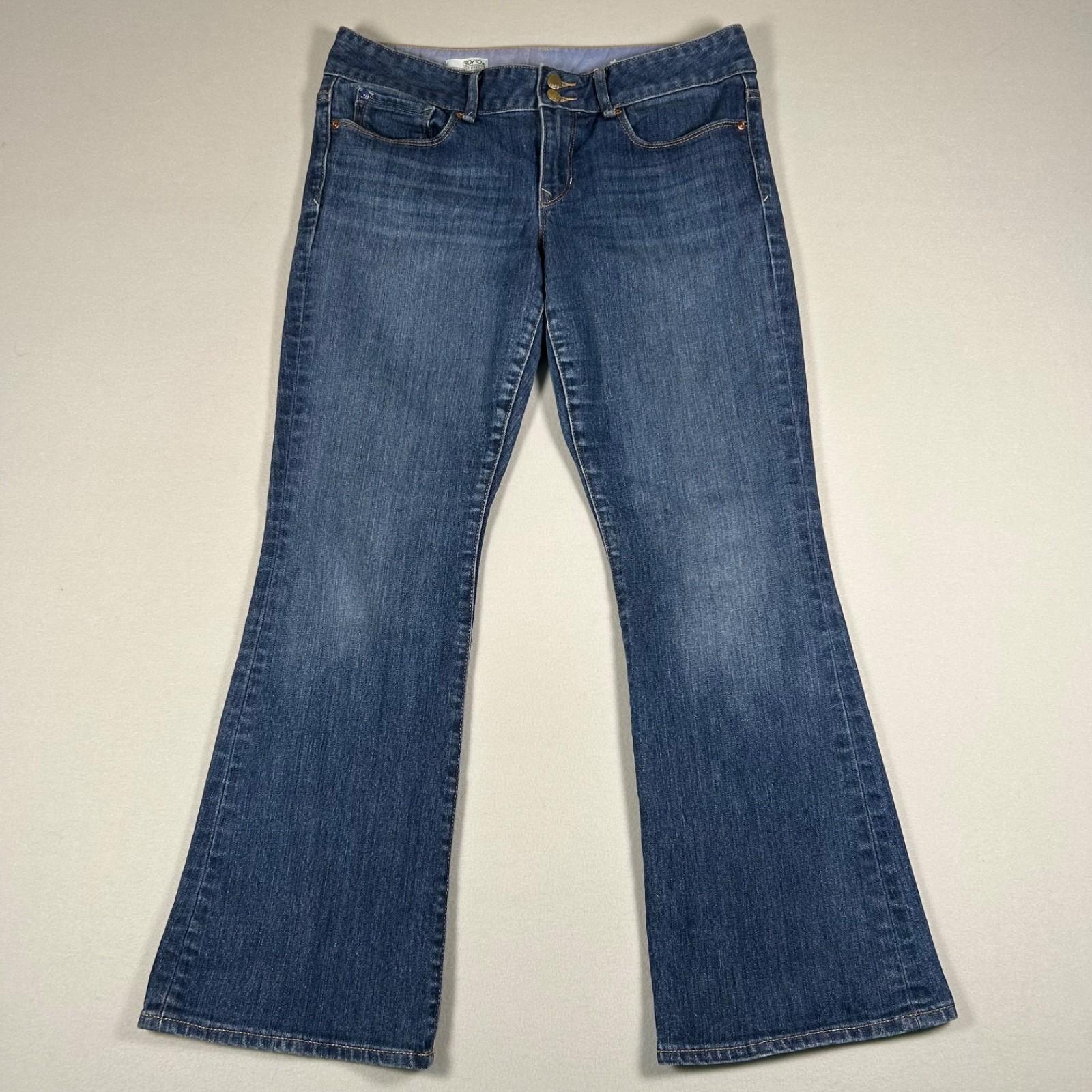 Gap 1969 Women’s Perfect Boot Jeans Size 30/10 Blue Medium Wash Stretch Denim