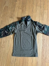 Crye STYLE Gen3 Combat Shirt Long Sleeve Tactical Top L / XL M81 Woodland