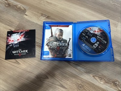 The Witcher 3 Wild Hunt PS4 Tested Working Includes Case And Soundtrack Disc
