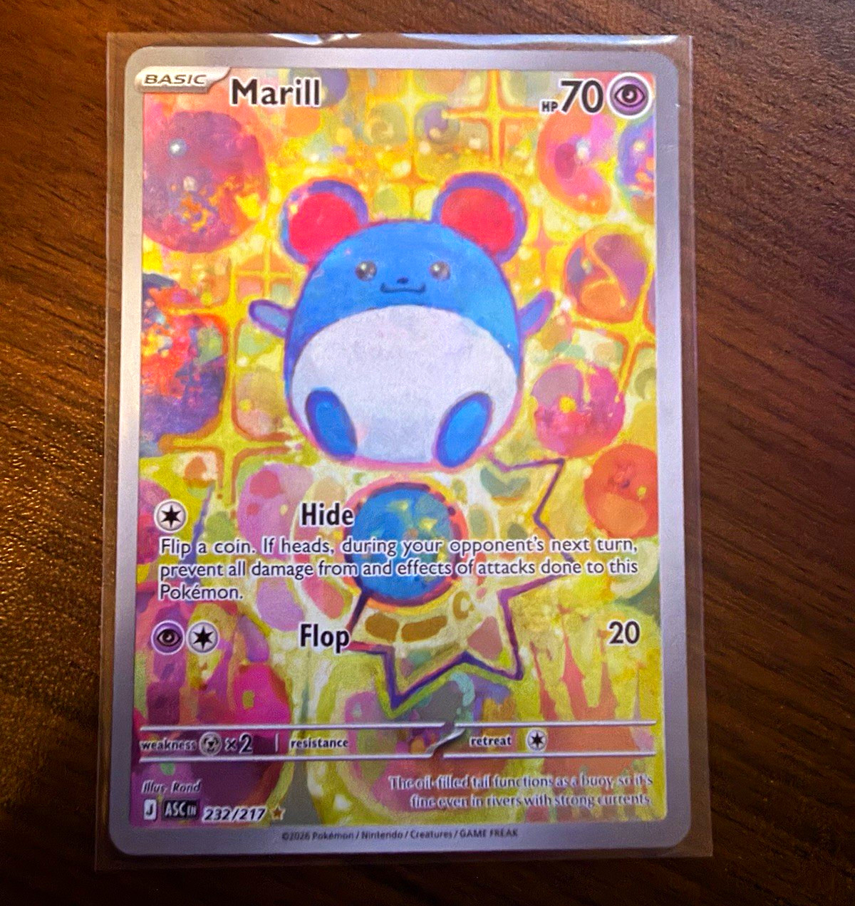 PSA10 マリル AR Ancient Seeker ASC 232/217 Marill Pokemon Ascended