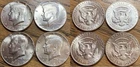 1966-1969D Kennedy halves 40% silver Fore Silver Coins