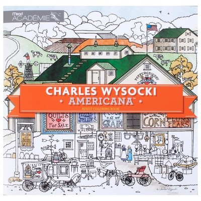 Mead Adult Coloring Book - Charles Wysocki Americana
