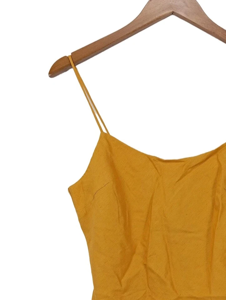 ASOS Vestido tipo overol Mujeres Vestido Talla EU 36 naranja claro look casual - Imagen 3 de 4