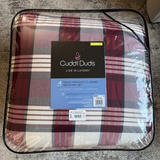 Cuddl Duds KING SIZE Flannel 4 pc Comforter S...