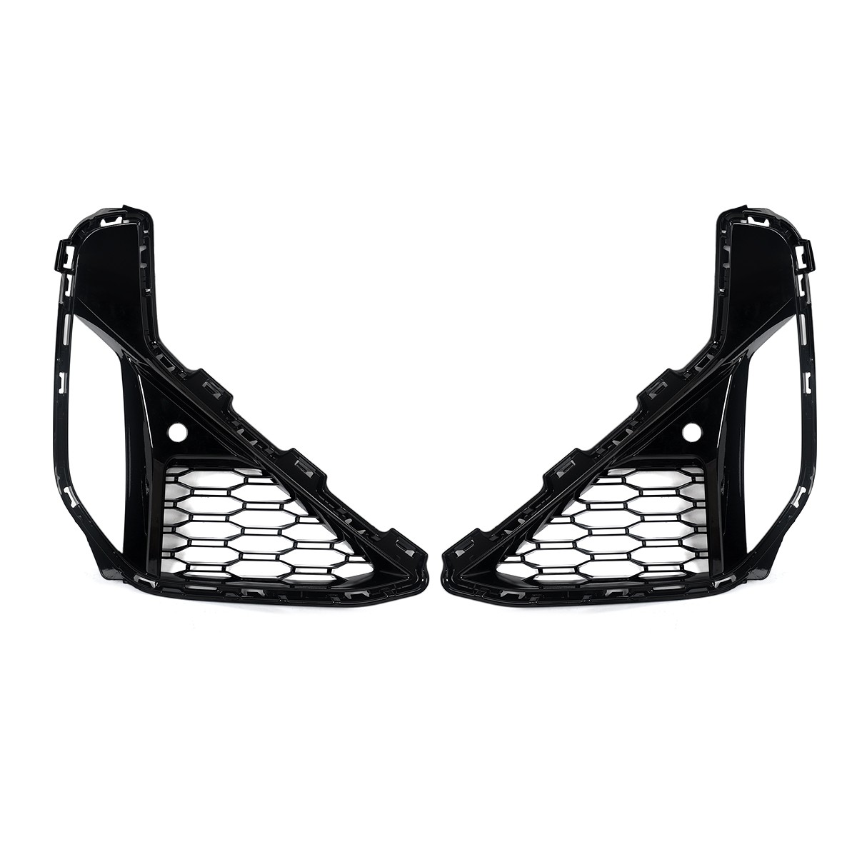 Front Bumper Fog Light Cover Bezel Grill Grille For BMW X1 U11 U12 M Sport 2023+