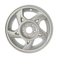 16x6.5 5 Spoke Refurbished Aluminum Wheel Painted Silver 560-06553