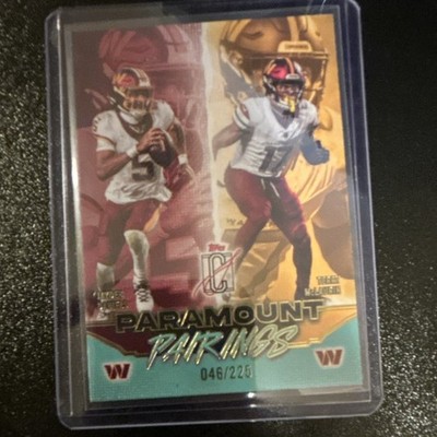 2025 Topps Paramount Pairings PP-16 Jayden Daniels/Terry McLaurin 046/225
