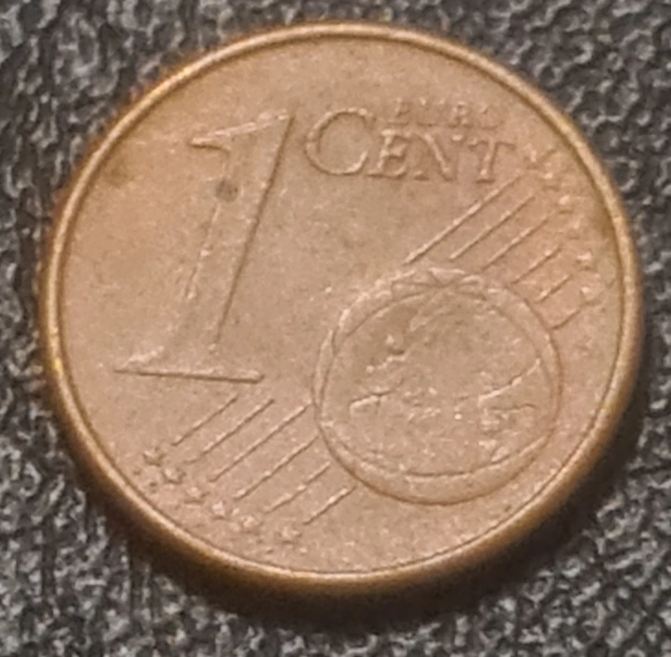 Pièce 1 centimes 2002 irlande trèfle inversé rare et recherché - Photo 2/3