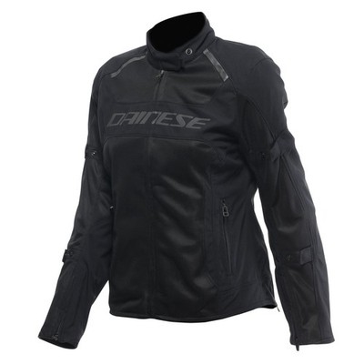 Dainese Air Frame 3 Lady Tex Motorrad Sommer Jacke Schwarz/Schwarz/Schwarz  40D