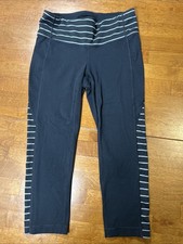 Athleta Cropped Leggings Women  s Size Small Black