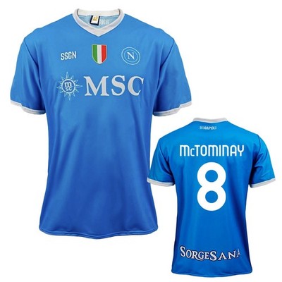 Trikot Mctominay Nr 8 2025 Offizielle Fan Trikot Autorisierte SSC Napoli Fußball