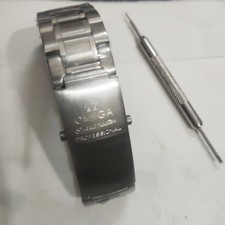 20mm Solid Stainless Steel Strap Bracelet compatible for Omega Speedmaster Watch