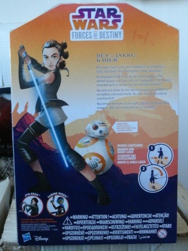 HASBRO/DISNEY Rey Of Jakku & BB-8 'Star Wars Forces Of Destiny' Brand, Shiny New - Imagen 2 de 3