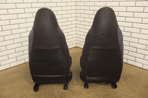 01-05 Mazdaspeed Miata Pair of Manual Bucket Seats Black/Red Cloth - Picture 13 of 23