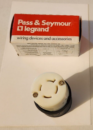 PASS & SEYMOUR LEGRAND TURNLOK CONNECTOR L1620-C 20A 3PH 480V NOS!