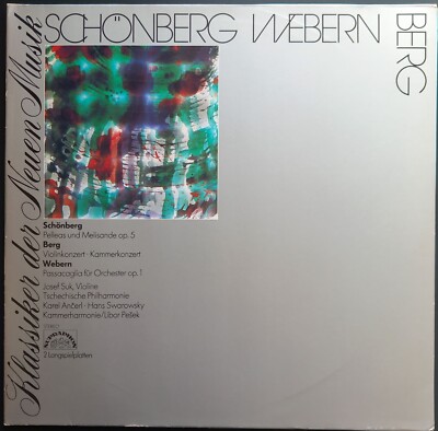 Berg, Schoenberg, Webern - SUK, ANCERL, SWAROWSKY, 2 LP, Supraphon, STEREO