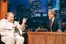 Comedian Louie Anderson On Leno 1995 Old Television Photo