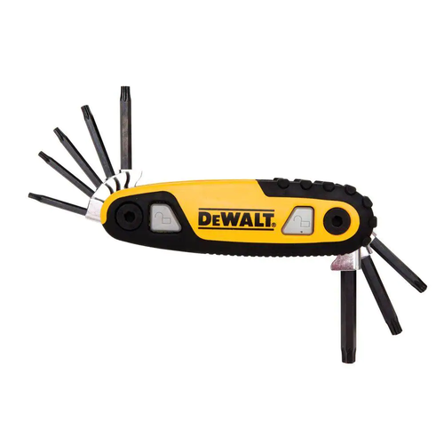 Star Locking Hex Key Set Folding Locking Torx Tool Security Screwdriver Wrench - Picture 11 of 12