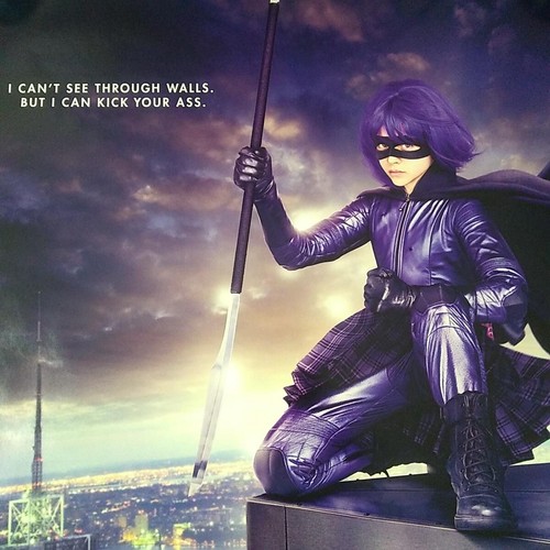 2010 Kick-Ass Hit-Girl Variant Original 1-Sheet Movie Poster DS 27x40 Superhero