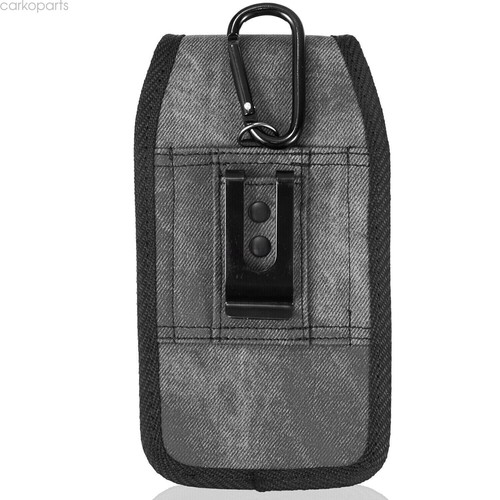 Vertical Cell Phone Belt Clip Pouch Holster Waist Bag Card Slots Case Cover - Picture 6 of 23