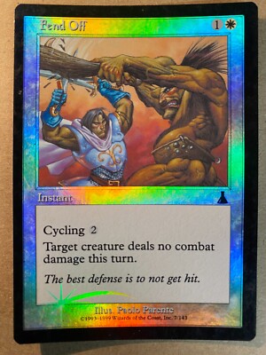 MTG 1x FOIL Fend Off Urza's Destiny Pauper Magic the Gathering Card x1 MP |  eBay
