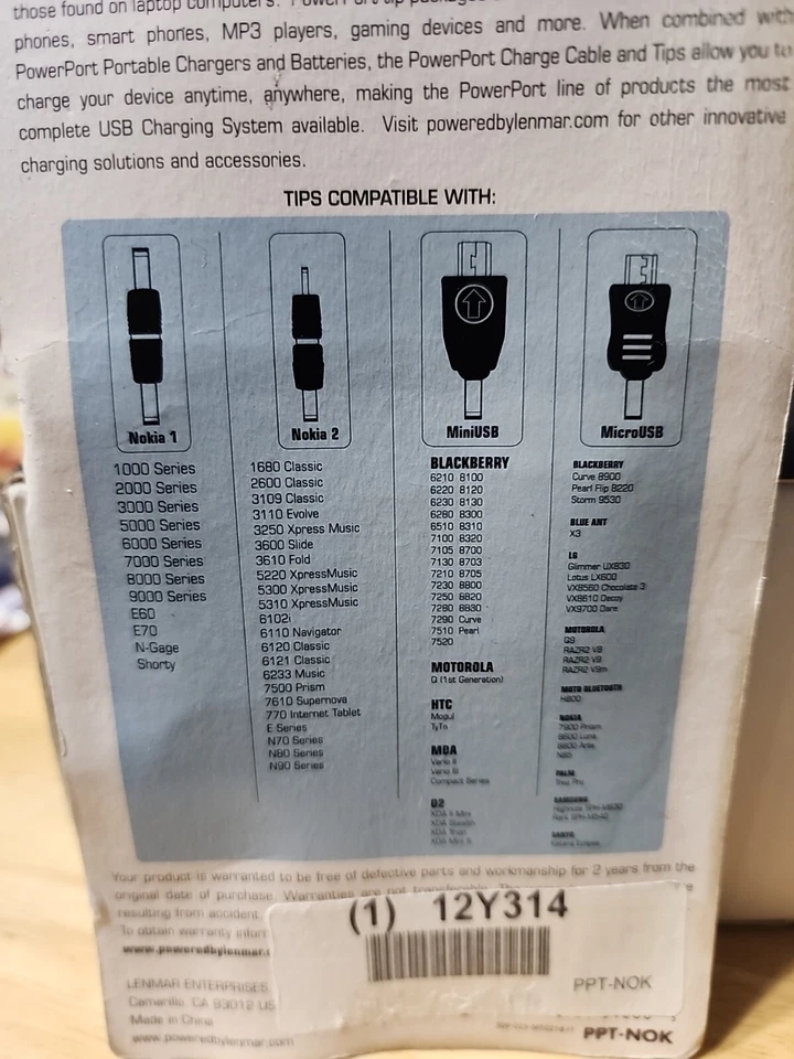 Cable de carga y puntas USB LENMAR PowerPort - PPT-NOK Foto 4 de 4