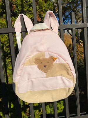 Steiff Backpacks Kids Teddy Bear Pink
