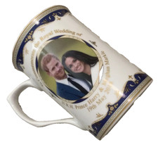 NIB Royal Heritage China Wedding Mug Prince Harry & Meghan Markle 19th May 2018