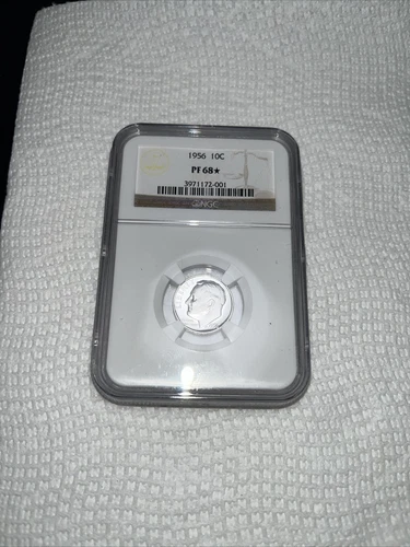 1956 Roosevelt Dime PF68* NGC Certified