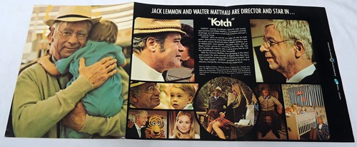 1971 distributor movie promo ~ KOTCH ~ Walter Matthau, Deborah Winters
