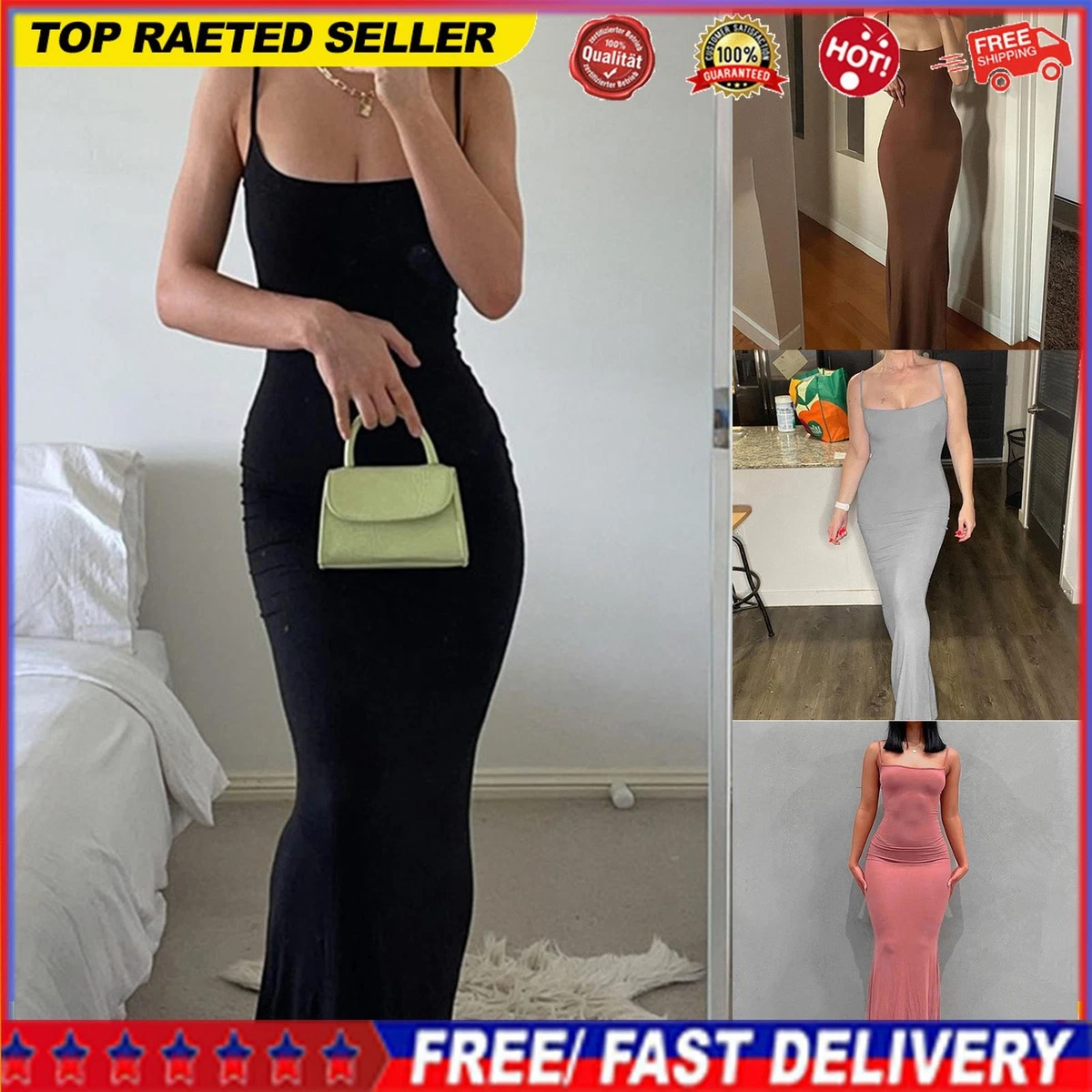 tight maxi dress