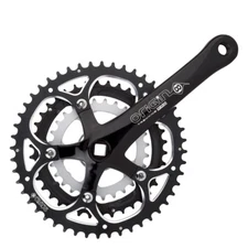 Origin-8 Pro Fit Trekking Crankset Black 175mm x 48/38/28T Triple JIS Square BB