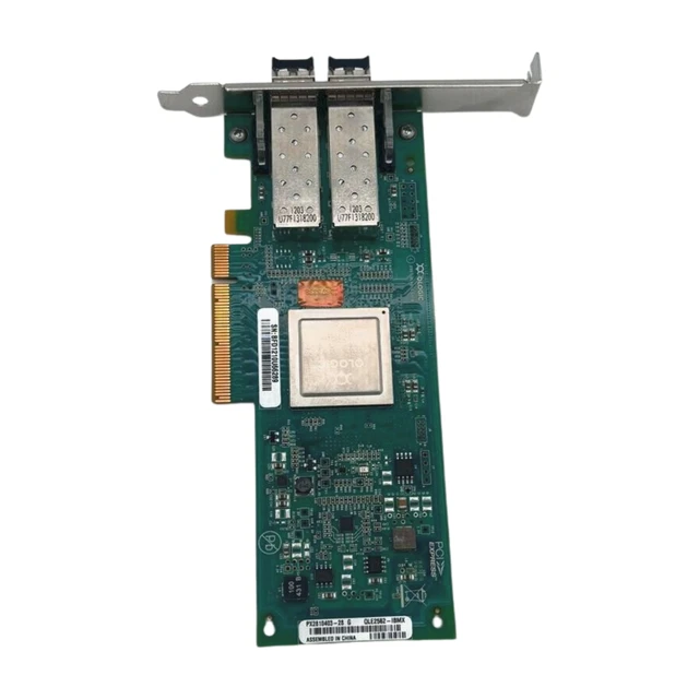 IBM 42D0516 QLogic QLE2562 PCIe 2.0 x8 Dual Port SFP+ FC Network Adapter w60 - Image 3 of 3
