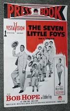 THE SEVEN LITTLE FOYS original 1955 RARE pressbook BOB HOPE/MILLY VITALE