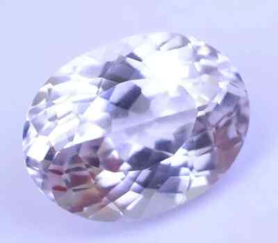 200 Ct Natural White Sapphire Oval Cut Certified Gemstone With Free Shipping