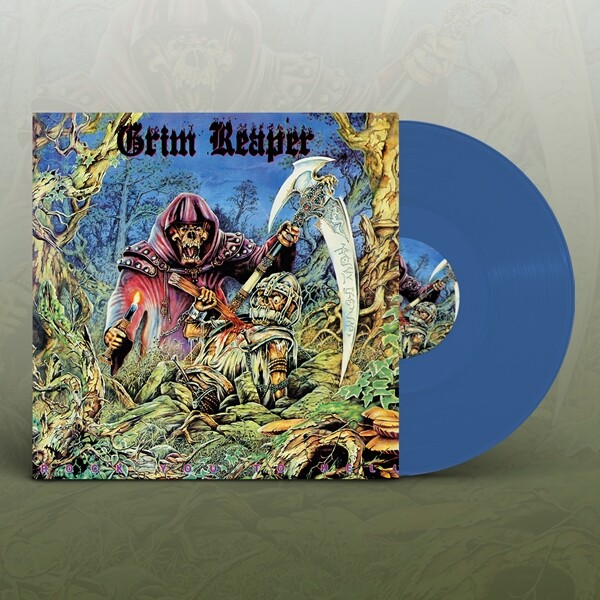 Grim Reaper 'Rock You To Hell' LP Gatefold Vinile Blu - Nuovo e Sigillato