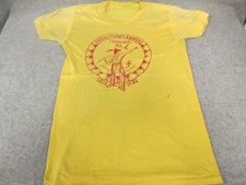 Vintage Worn Sesquicentennial Tamaqua PA Native American Novelty T Shirt Sz L