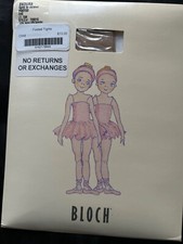Bloch Endura footed tights Lt. tan size chs