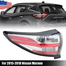 Left Side Tail Light Driver For 2015 16-2018 Nissan Murano Rear Stop Tail Lamps