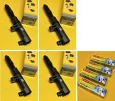 Ignition coils + spark plugs x 4 for Renault MK3 CLIO 2.0L 08-14 F4R.830 2 YrWty