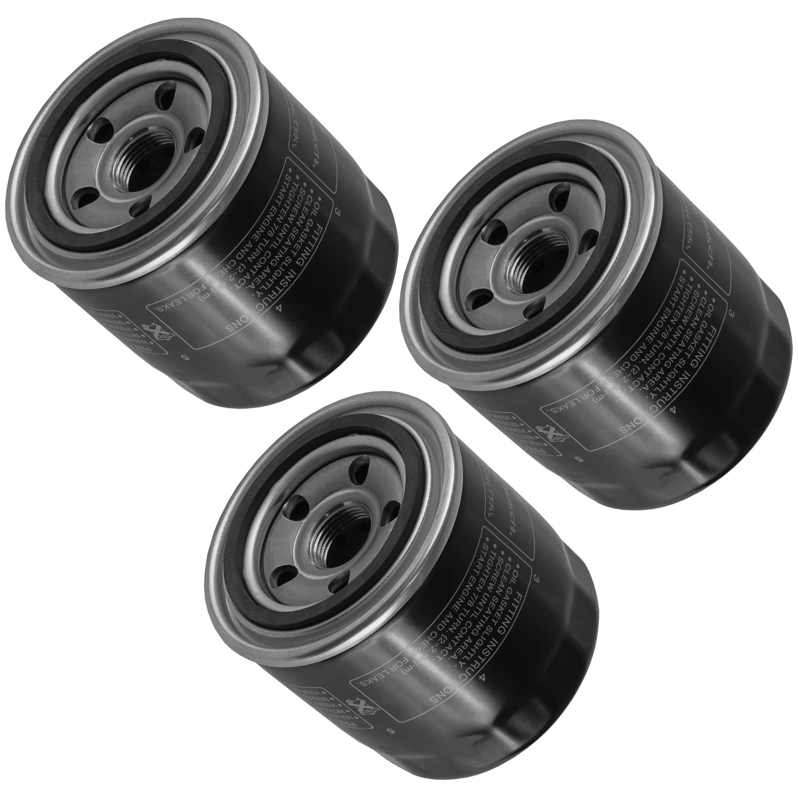 3 Pack Oil Filter for Kawasaki KVF300 Prairie 300 4X4 Ex300 Ex-300 Ninja 300 Abs