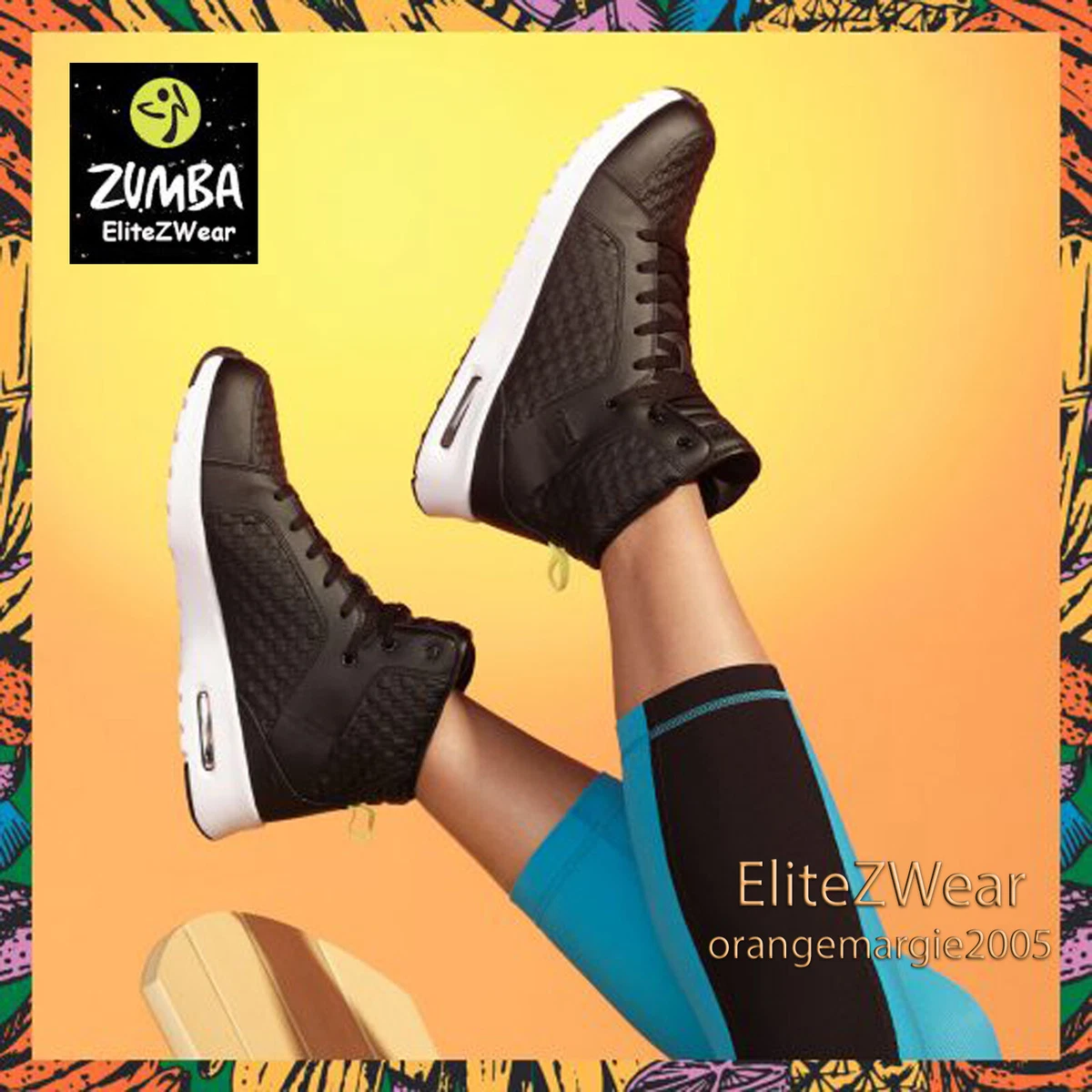 semestre Grupo reunirse ZUMBA STREET AIR BOSS High Top Shoes Trainers Dance -Zumba&#039;s Top Line!  All Sizes | eBay