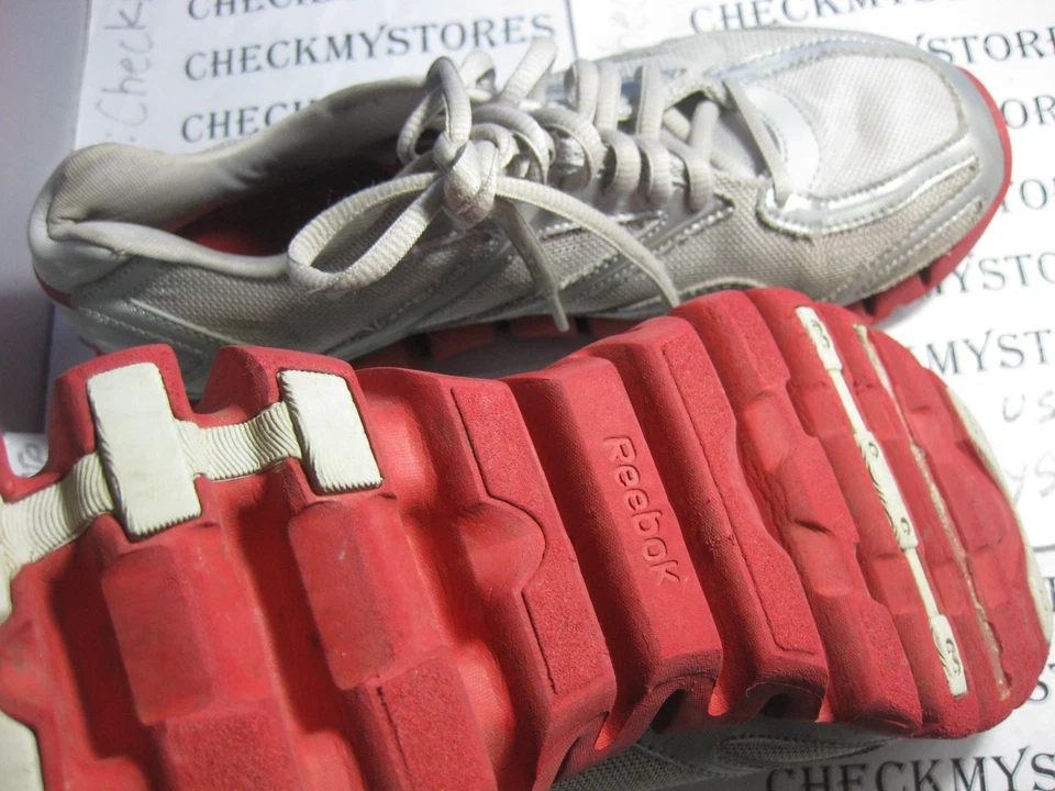 ZAPATOS INFORMALES PARA CORRER REEBOK ZIGTECH TECH ZIGSONIC LIGERAMENTE USADOS talla 6,5 jóvenes big k Foto 2 de 4