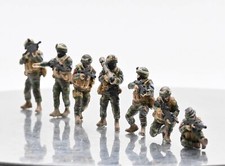 Sanrong 1/72 U.S. Army Modern Special Soldier 7-Person Group Style 2 Model