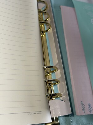 Kikki K Blue Textured Leather Large Personal Planner Size A5