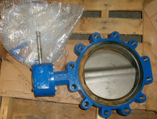 ABZ A-20 20 30:1 10" 200PSI BUTTERFLY VALVE WAFER DISC MANUAL GEAR OPERATOR (73)