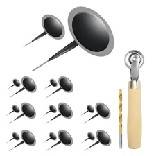 Tire Patch Kit Tire Plug Kit Tire Repair Patch Tools 16Pcs Puncture Repair Pl...